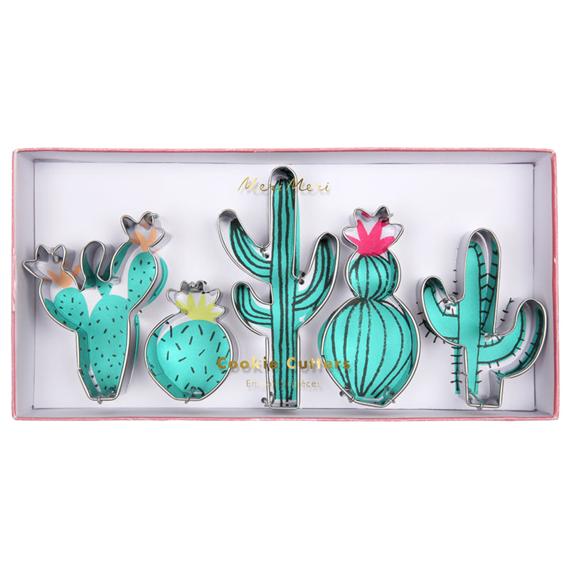 Cortadores para Galletas en Forma de Cactus (5 Piezas)