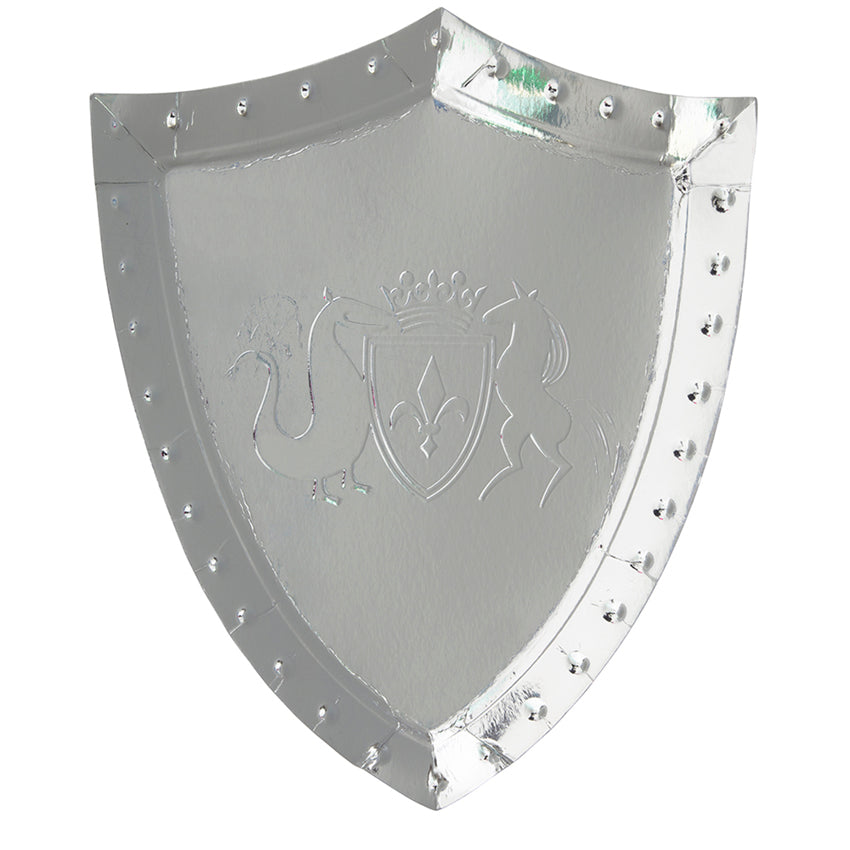 Platos en Forma de Escudo (8 Piezas)