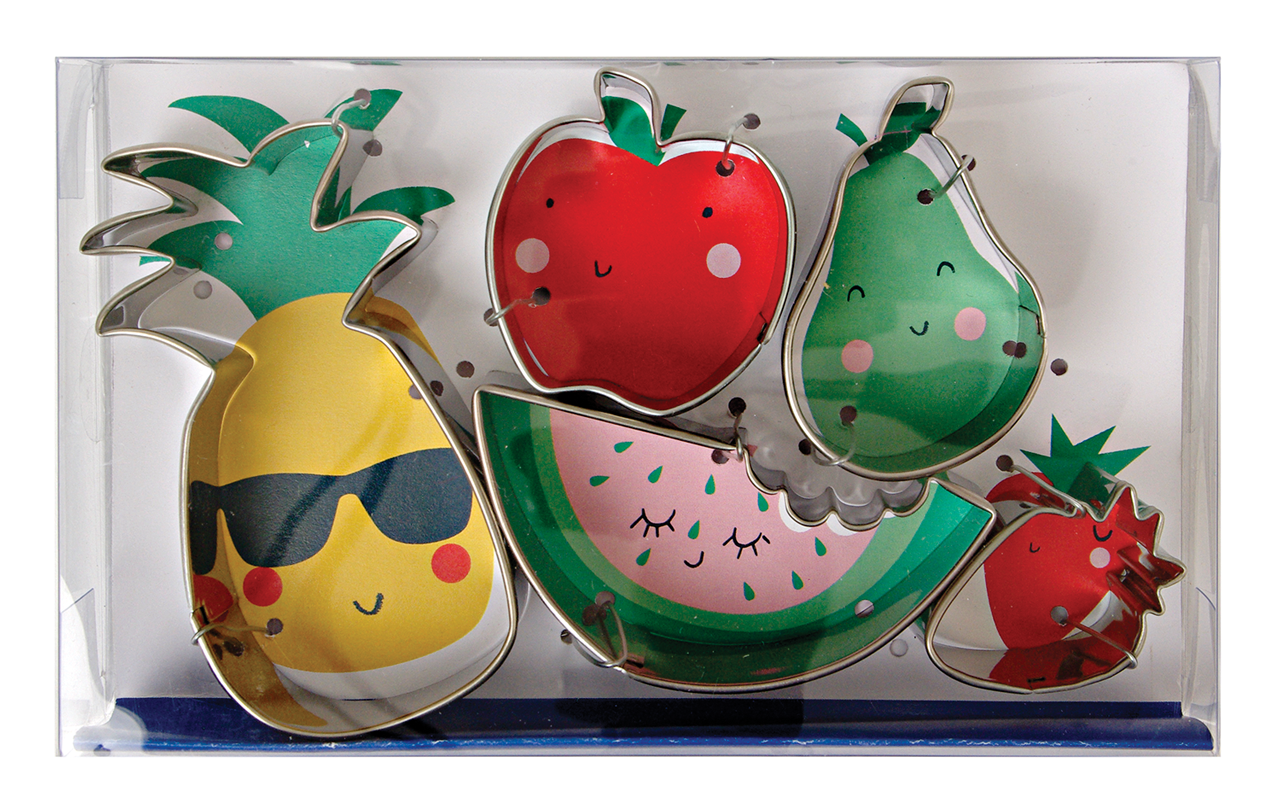 Cortadores para Galletas en forma de Frutas (5 Piezas)
