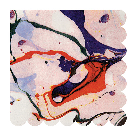 Servilletas con Apariencia de Mármol (16 Piezas)