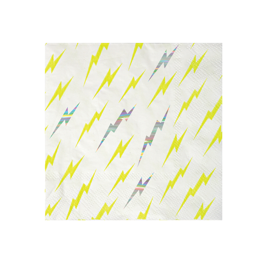 Servilletas Pequeñas de Superhéroes con Detalles Holográficos (16 Piezas)