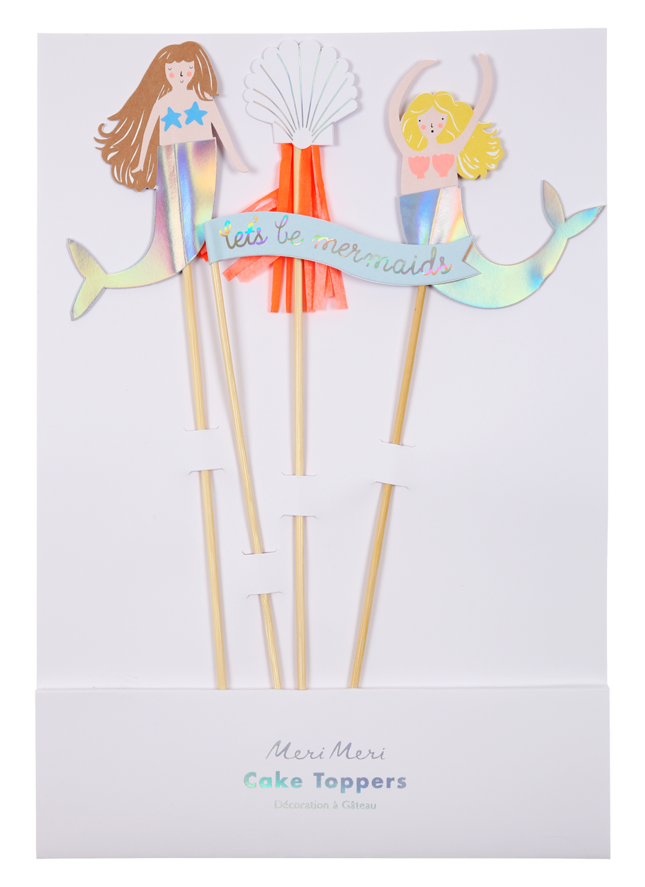 Cake Toppers de Sirenas (Modelos Varios)