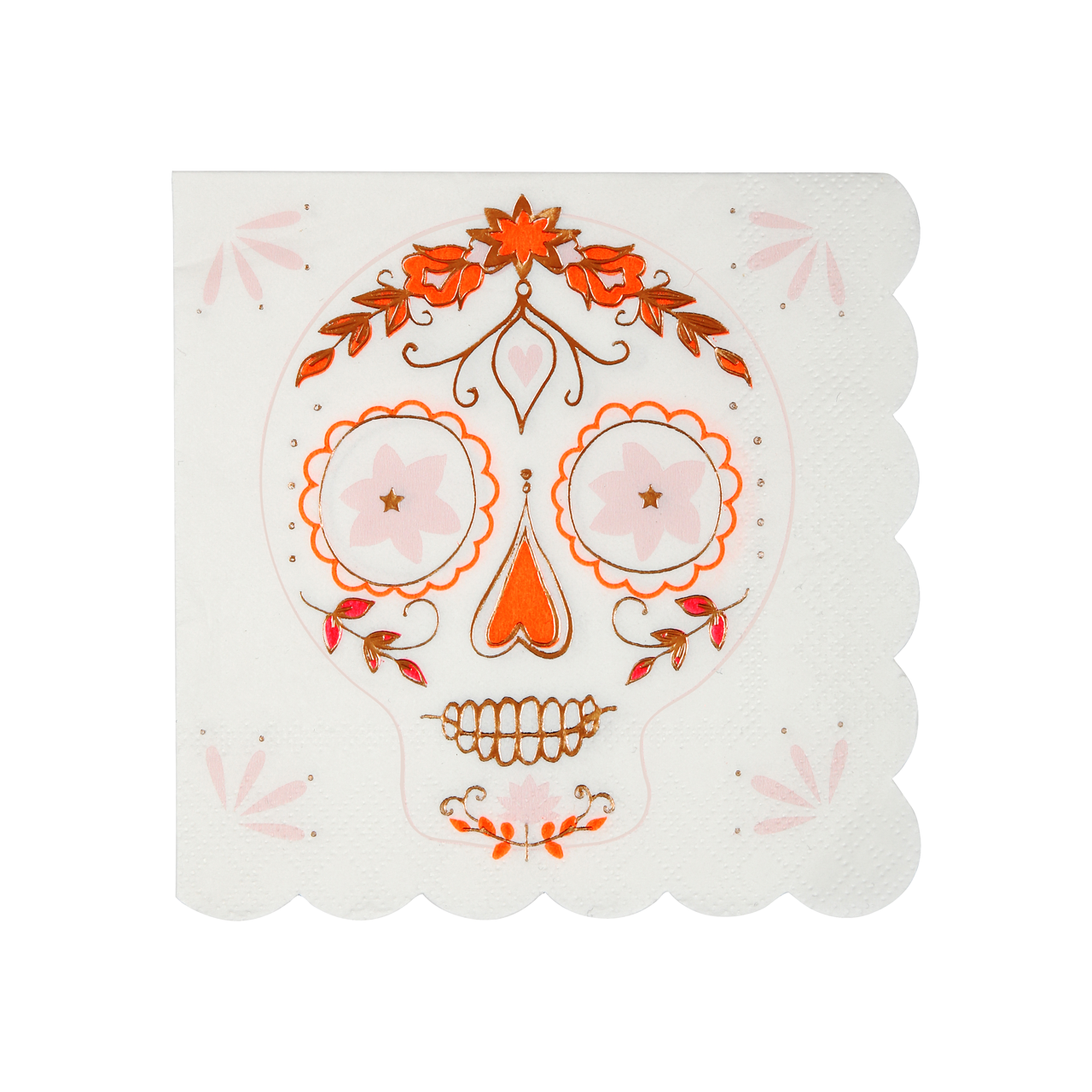 Servilletas Pequeñas Día de Muertos (16 Piezas)