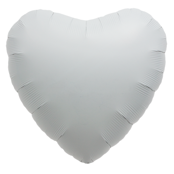 Globo Metálico en Forma de Corazón (Colores Varios)