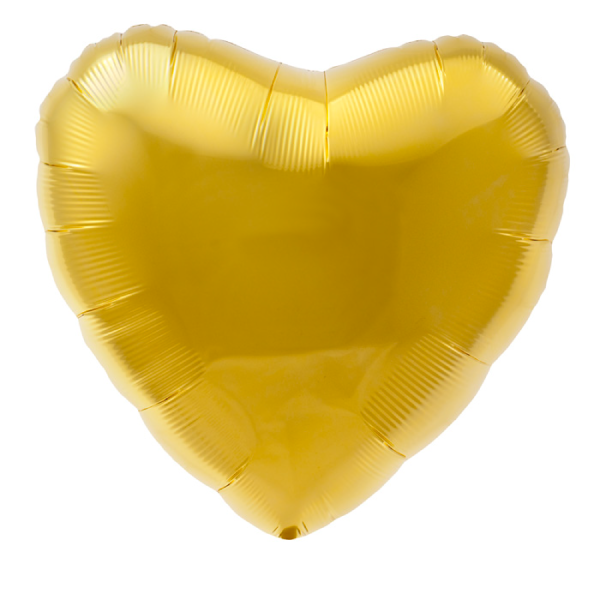 Globo Metálico en Forma de Corazón (Colores Varios)