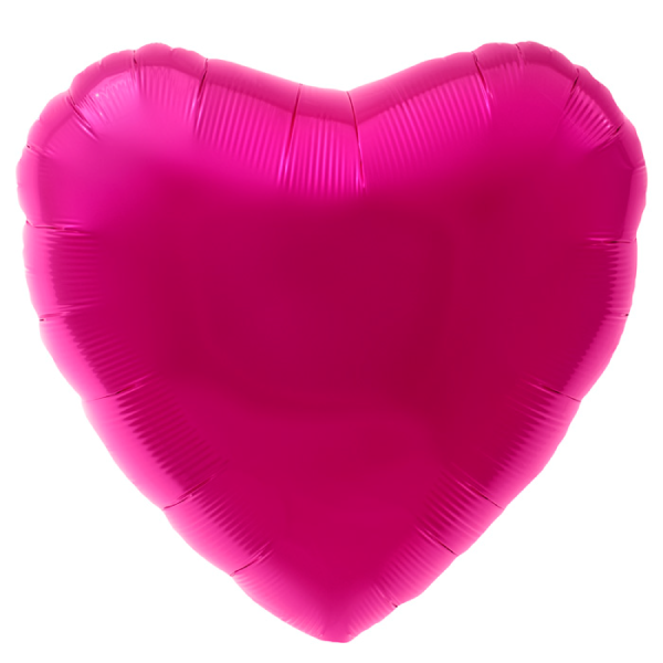 Globo Metálico en Forma de Corazón (Colores Varios)