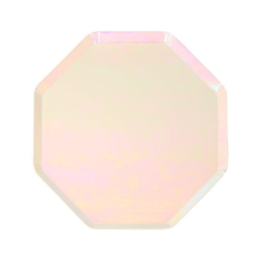 Platos Pequeños Iridiscentes (8 Piezas)