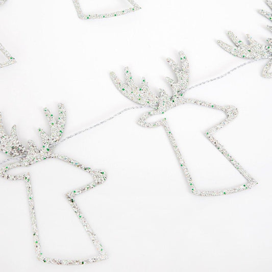 Mini Guirnalda Navideña en Forma de Renos