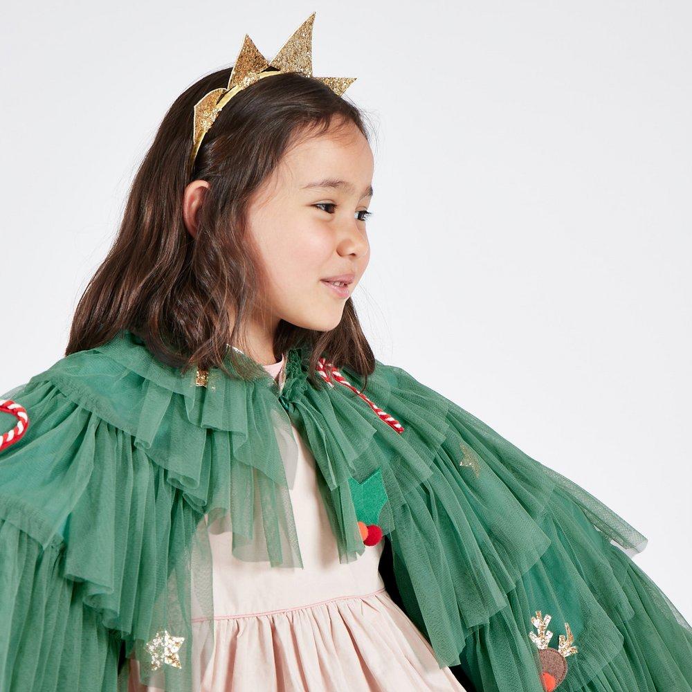Disfraz Navideño de Árbol de Navidad (talla 3-6 años)