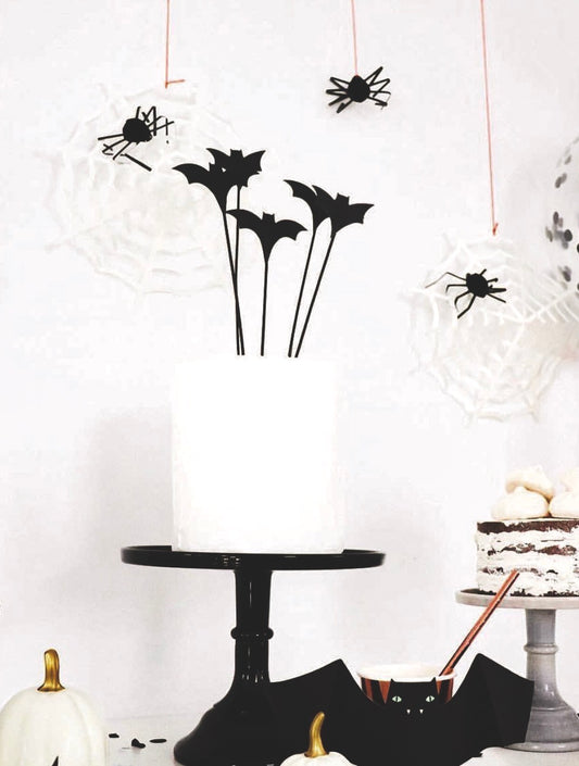 Cake Toppers de Acrílico Halloween (5 Piezas)