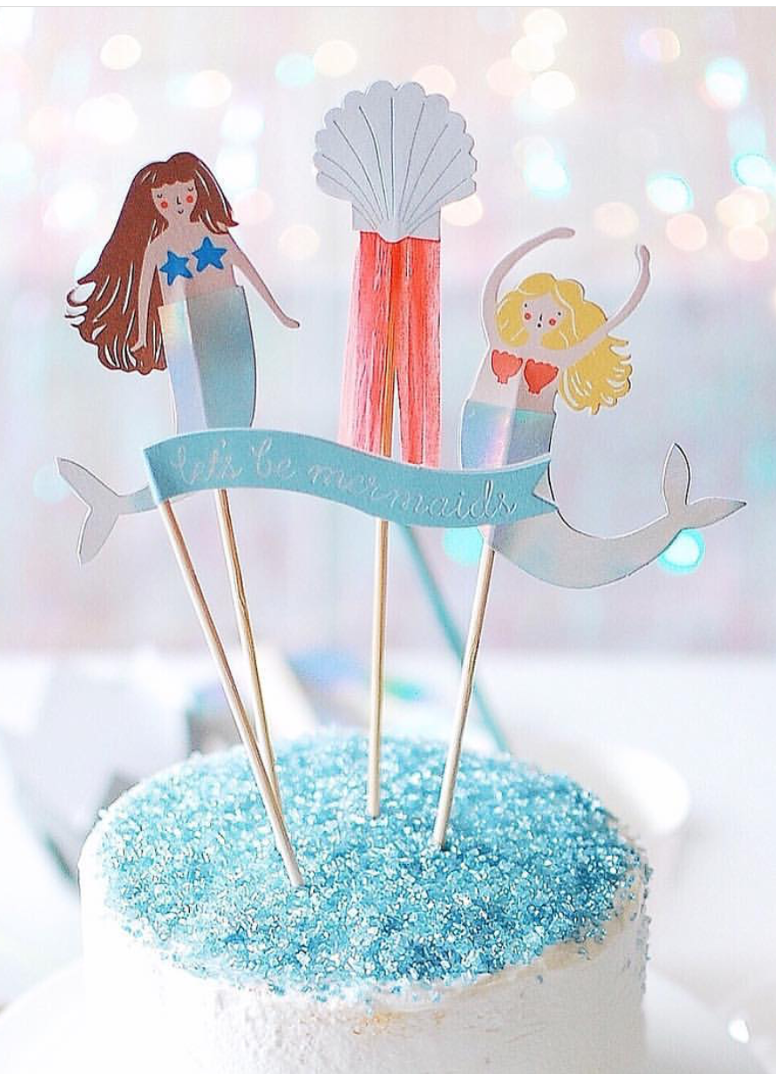 Cake Toppers de Sirenas (Modelos Varios)