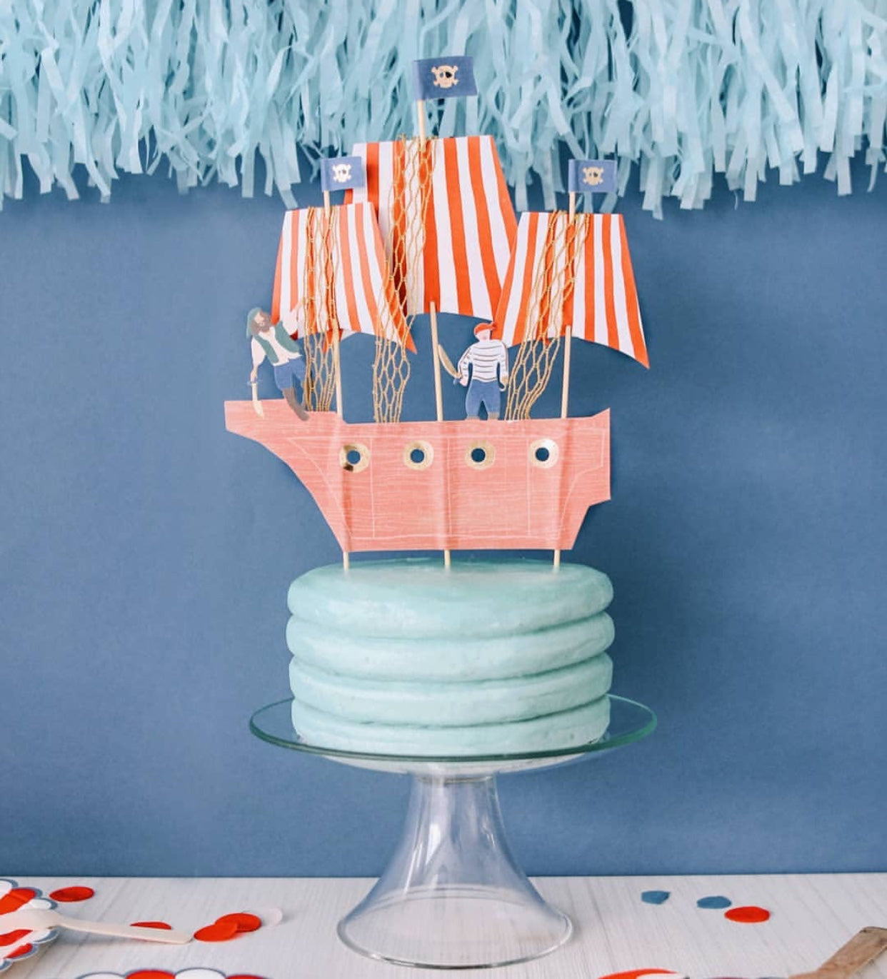Cake Topper de Piratas