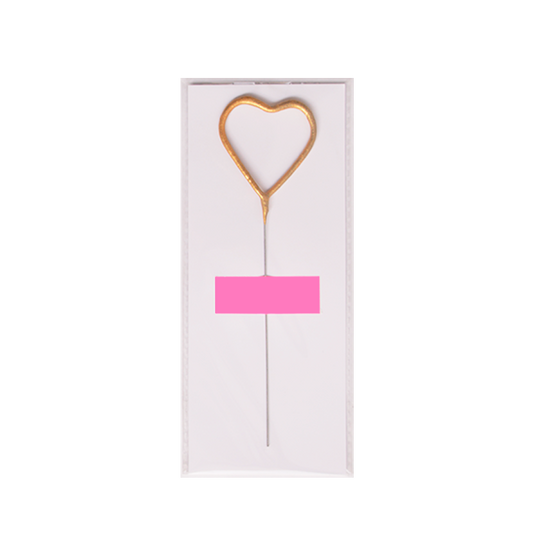 Vela de Bengala en forma de Corazón