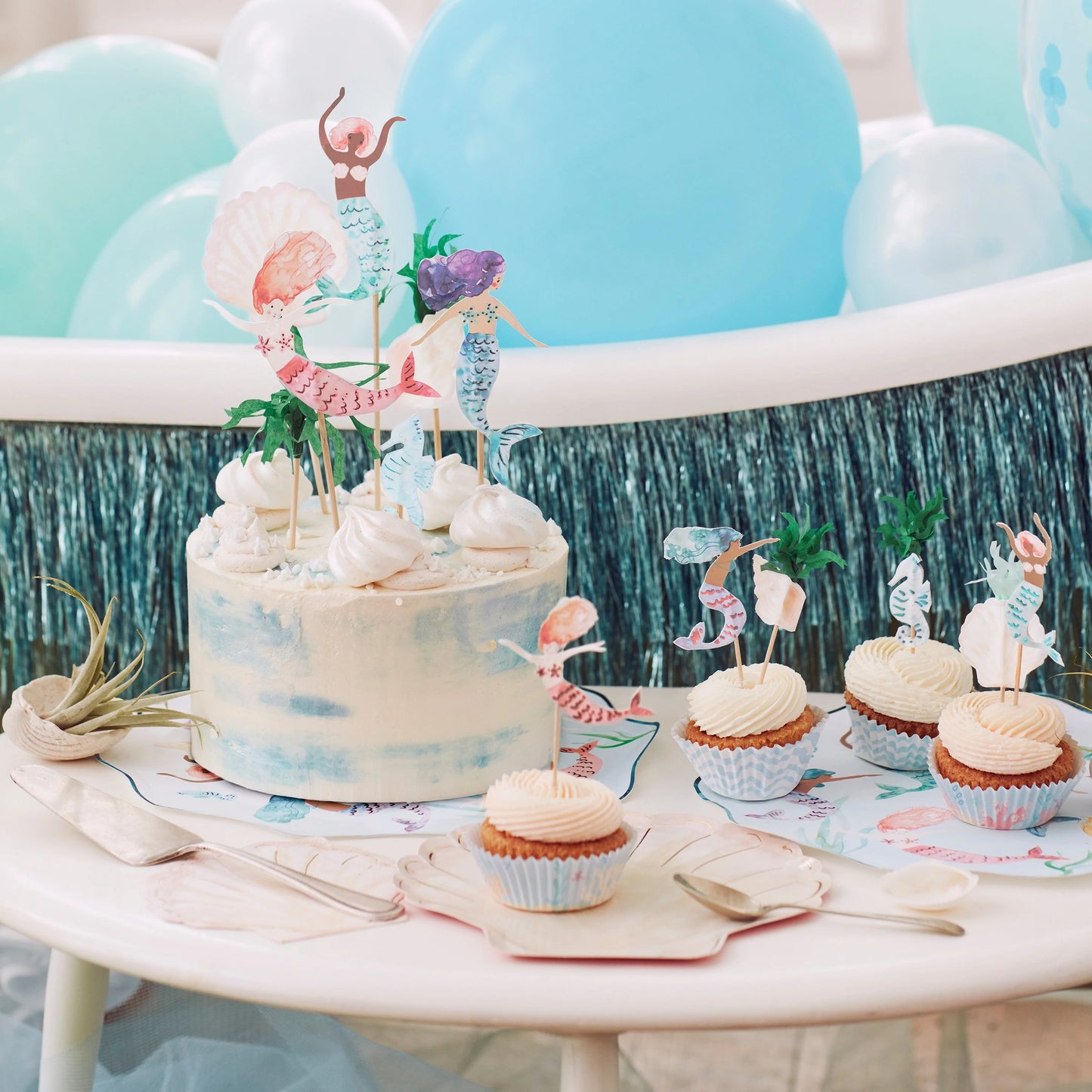Cake Toppers de Sirenas (Modelos Varios)