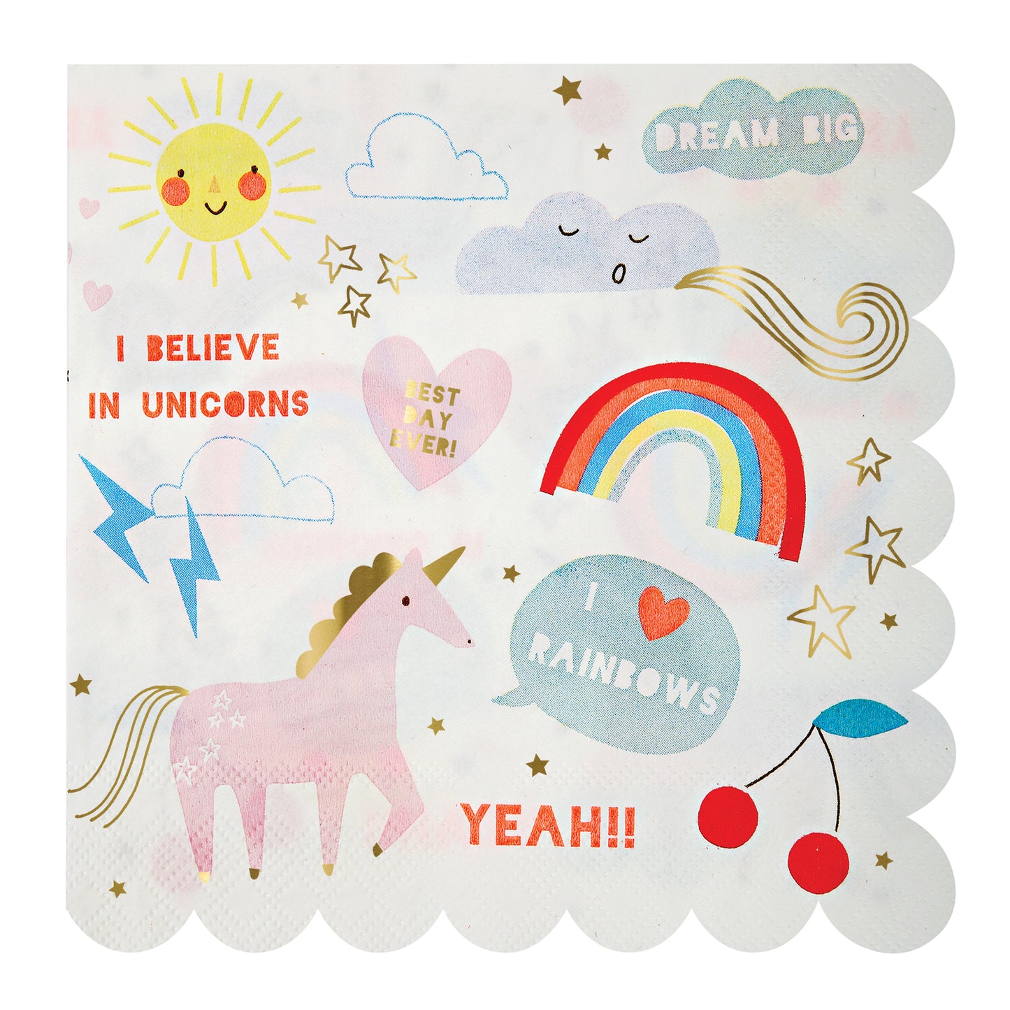 Servilletas de Unicornio (16 Piezas)