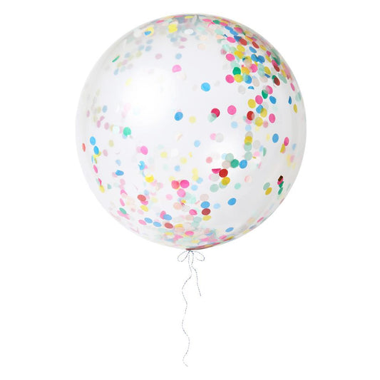 Kit de Globos Gigantes con Confetti Multicolor (3 Piezas)