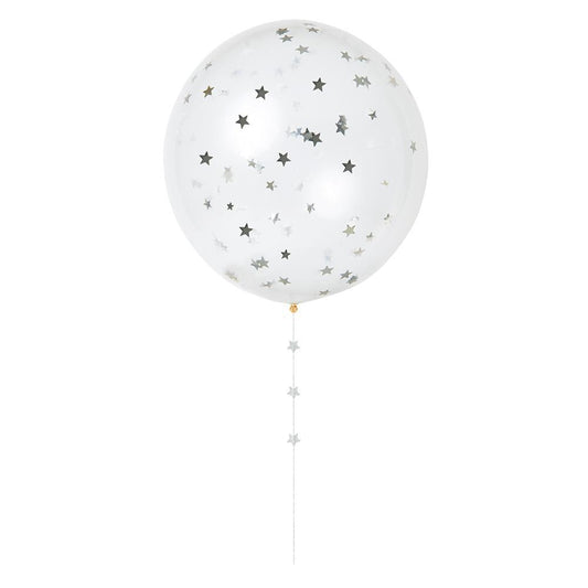 Kit de Globos con Confetti de Estrellas Gigante (8 Piezas)