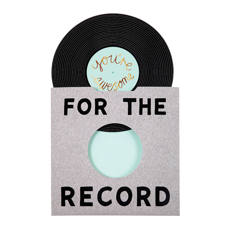 Tarjeta de Regalo en forma de Vinil