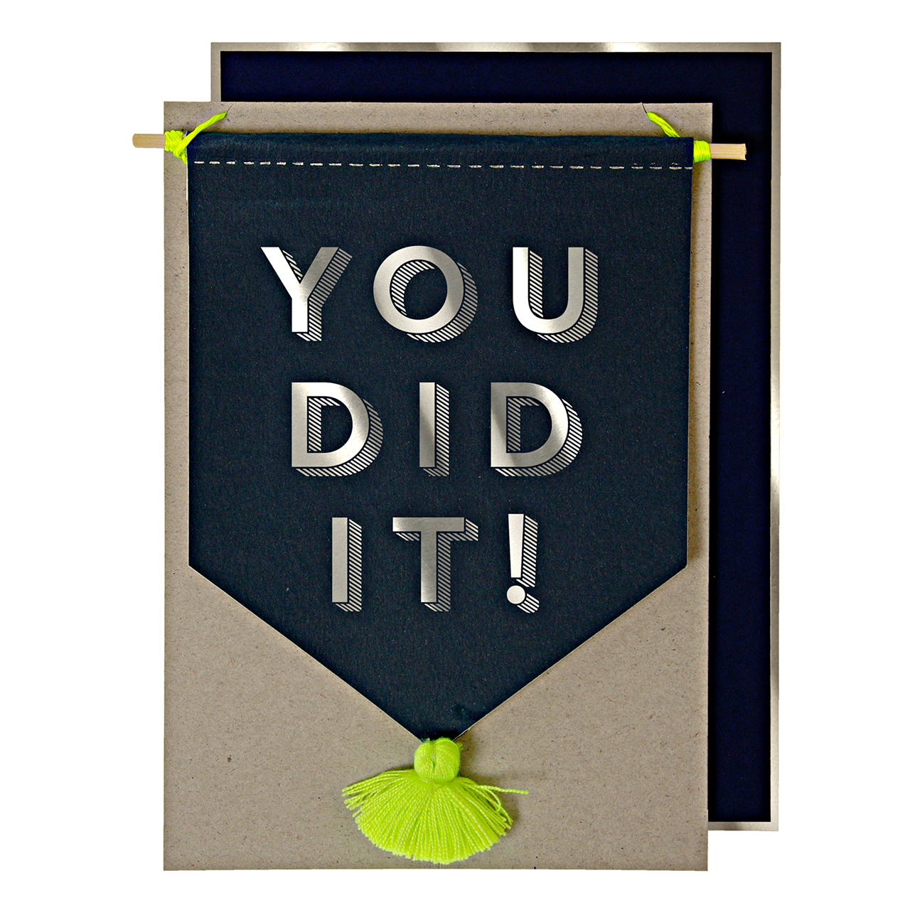 Tarjeta de Graduación "You Did It!"