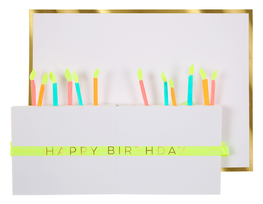 Tarjeta de Cumpleaños Pastel 3D