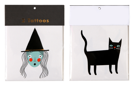 Tatuajes Temporales Halloween (2 Piezas)