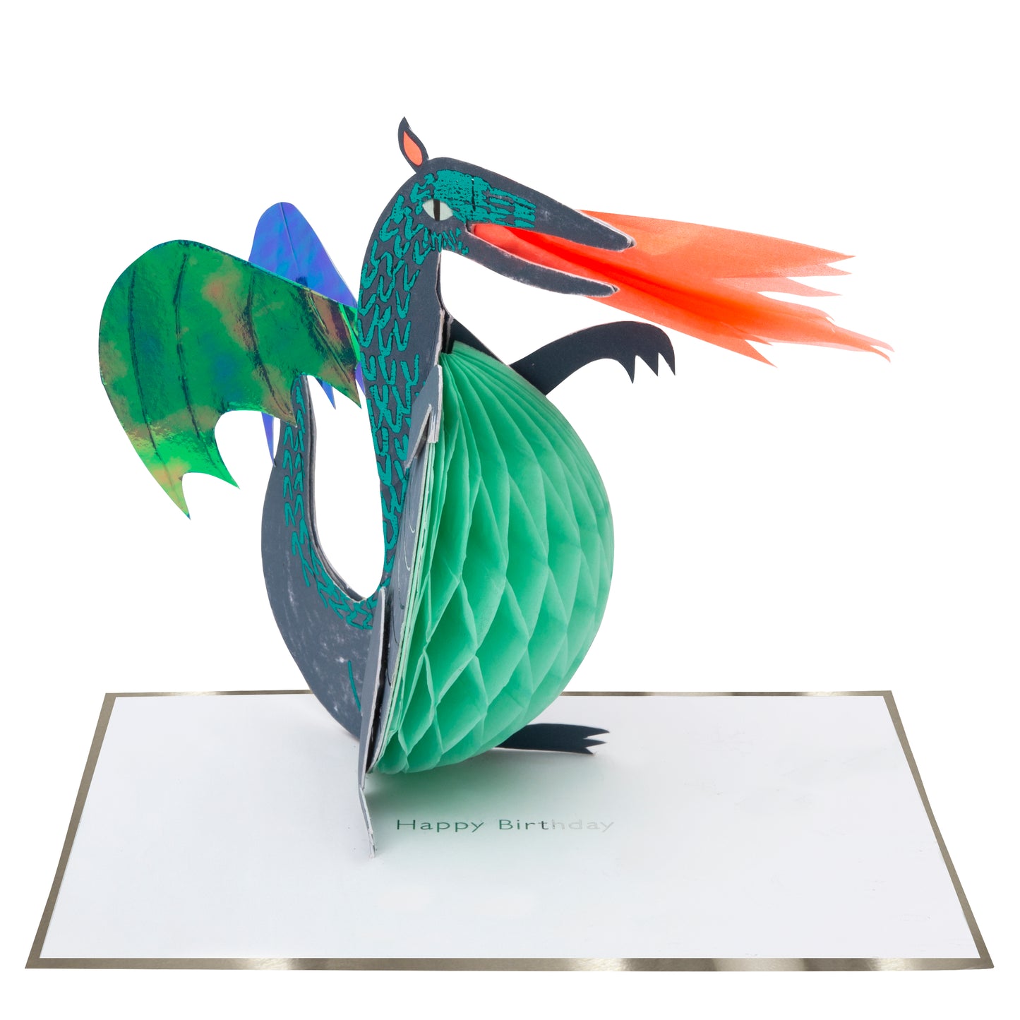 Tarjeta de Cumpleaños Dragón 3D