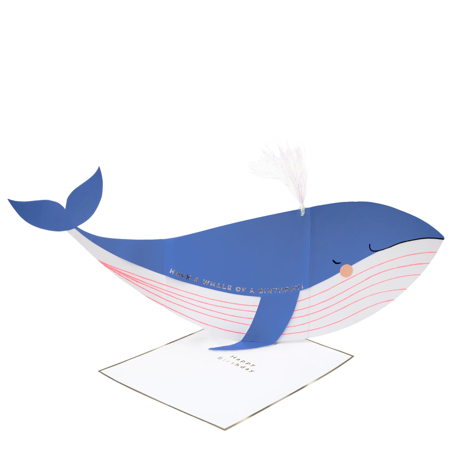 Tarjeta de Cumpleaños de Ballena