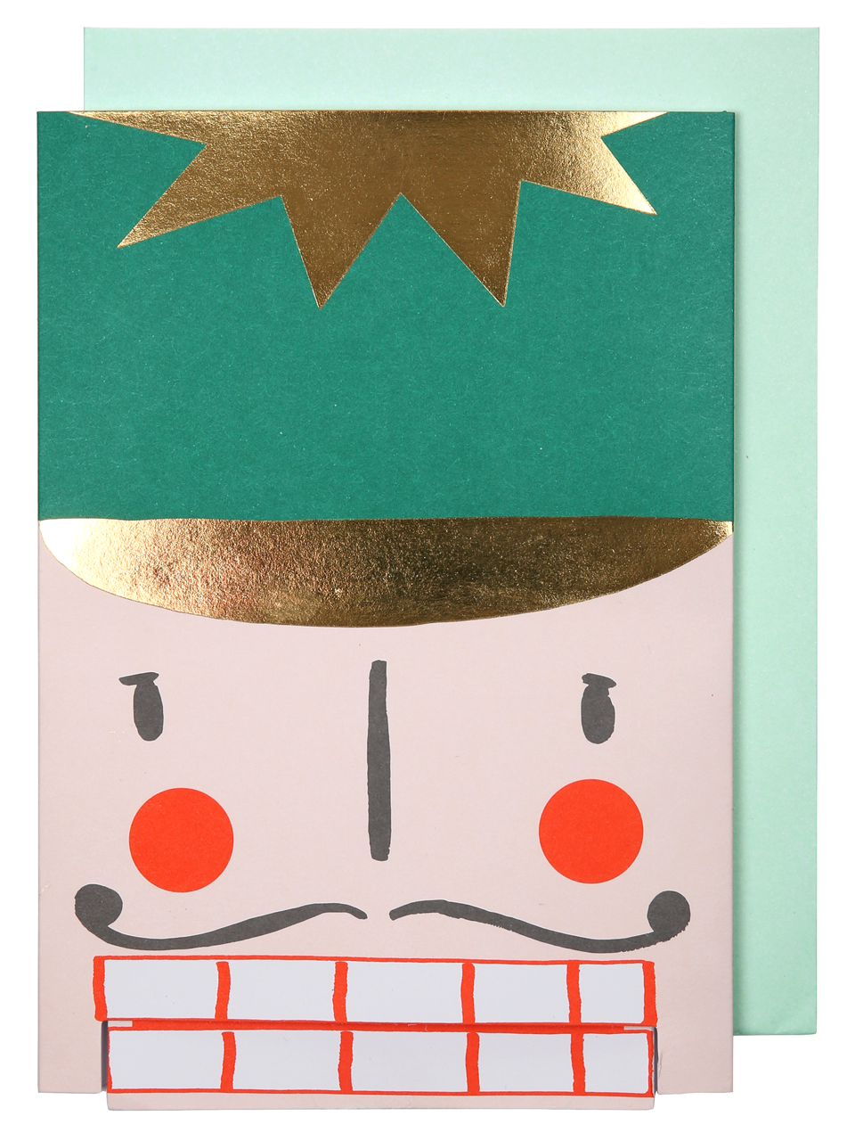 Tarjeta de Navidad en Forma de Cascanueces