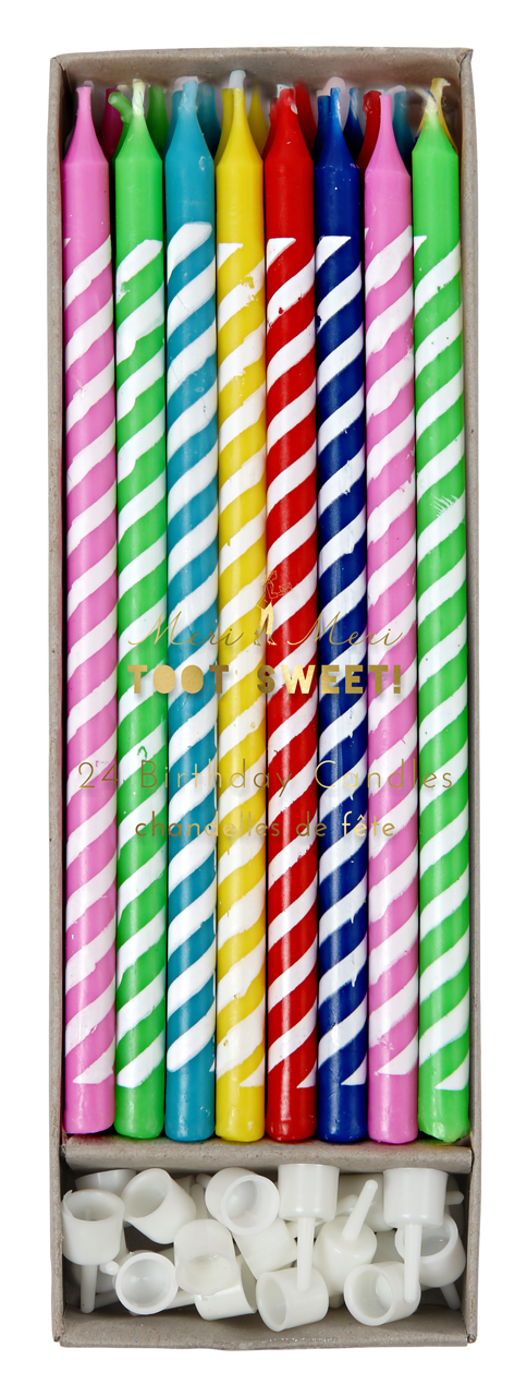 Velas Multicolor (24 Velas)