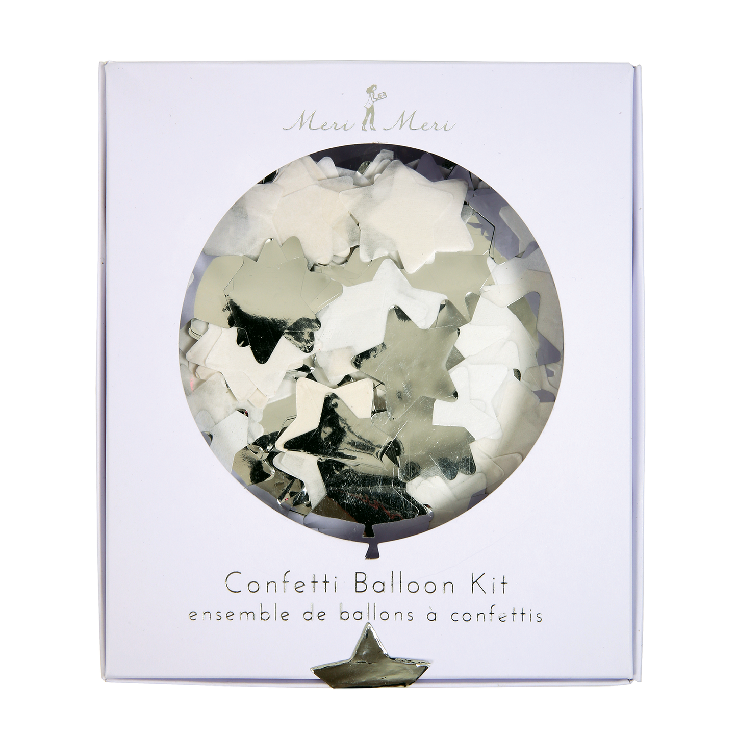 Kit de Globos con Confetti de Estrellas Gigante (8 Piezas)