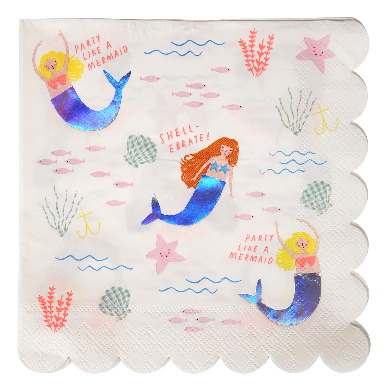Servilletas Sirenas (16 Piezas)