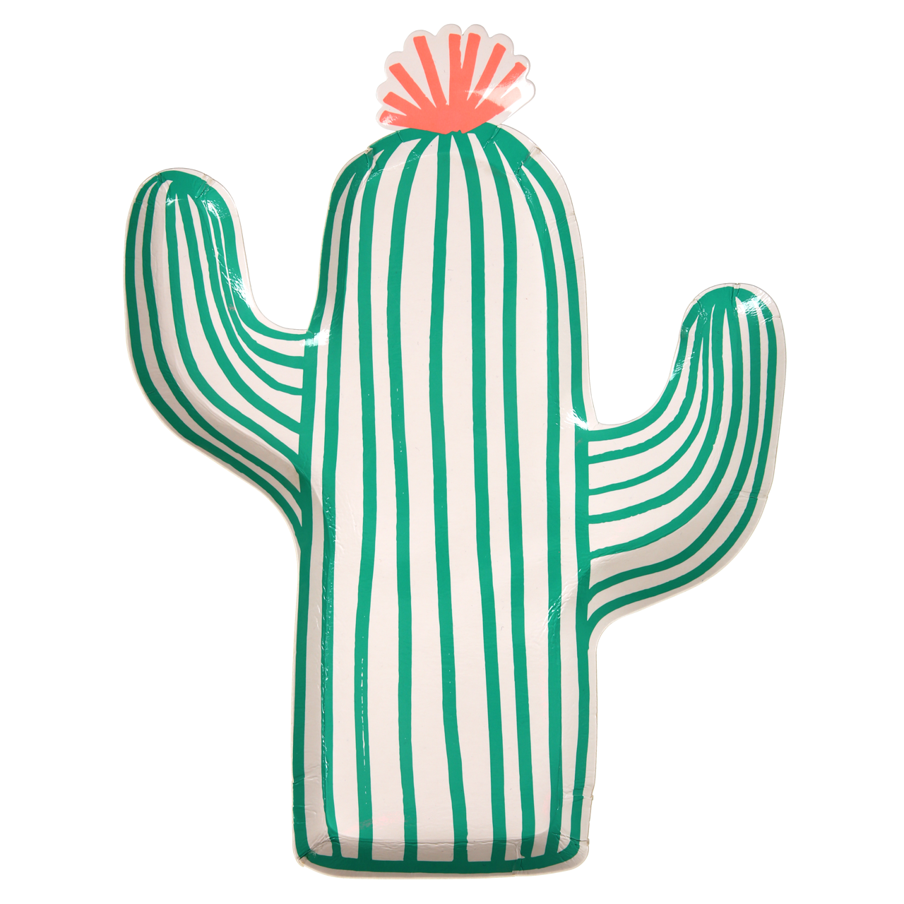 Platos en Forma de Cactus (12 Piezas)