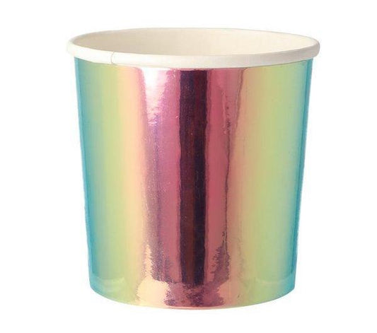 Vasos Metálico Multicolor (8 Piezas)