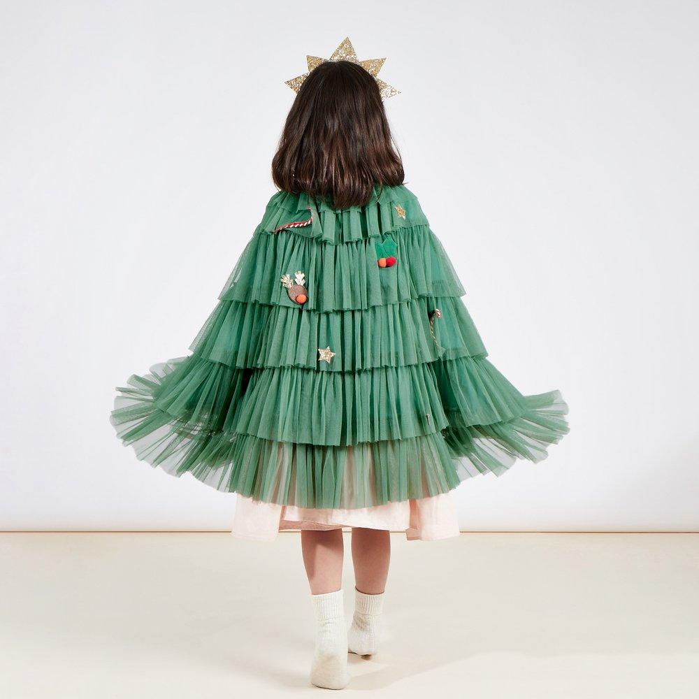 Disfraz Navideño de Árbol de Navidad (talla 3-6 años)