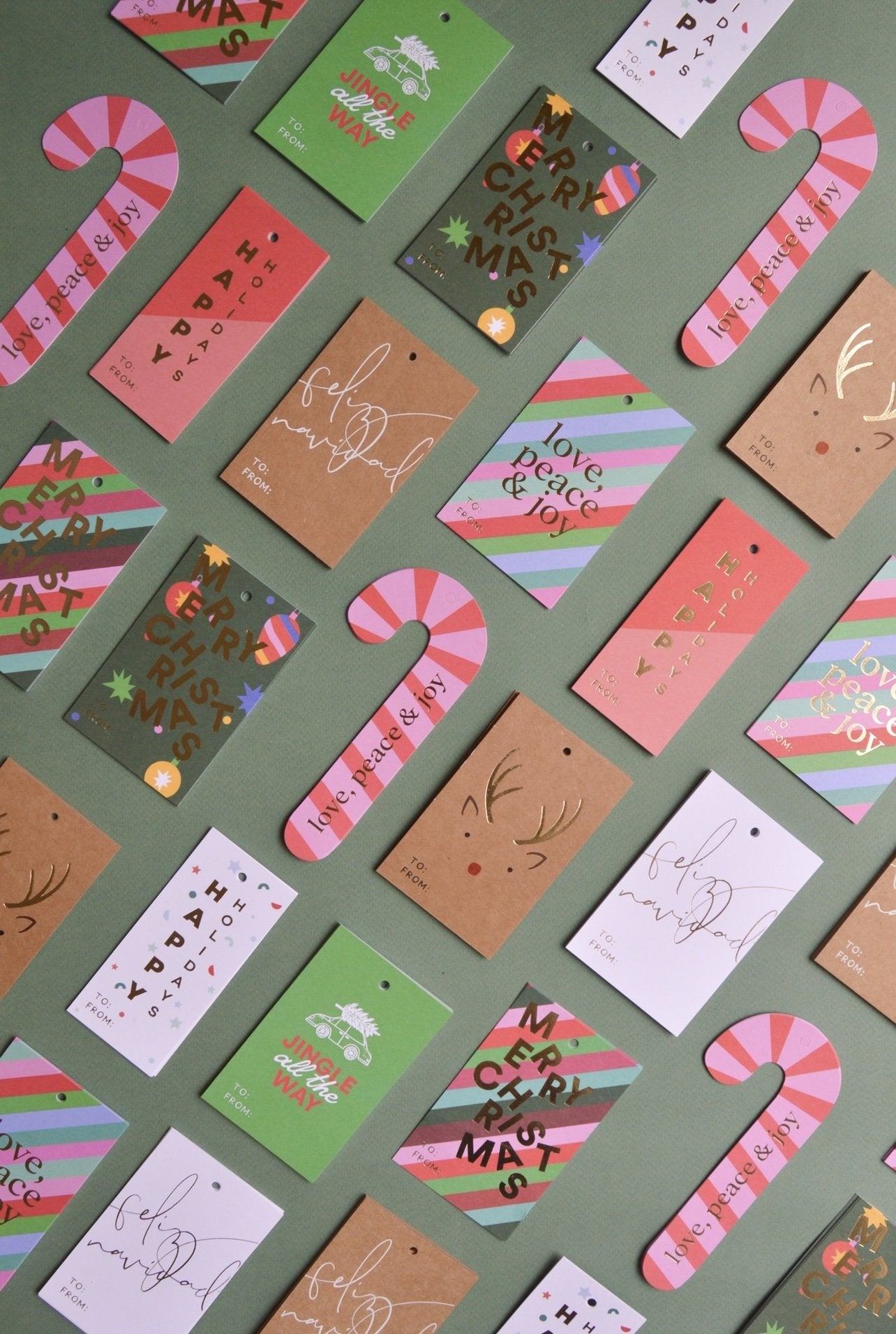 Tags de Navidad (10 piezas)