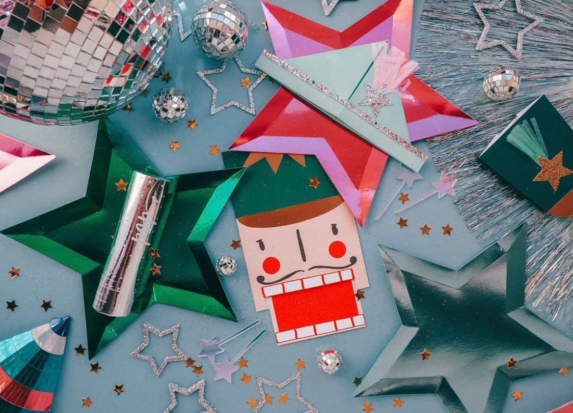 Tarjeta de Navidad en Forma de Cascanueces