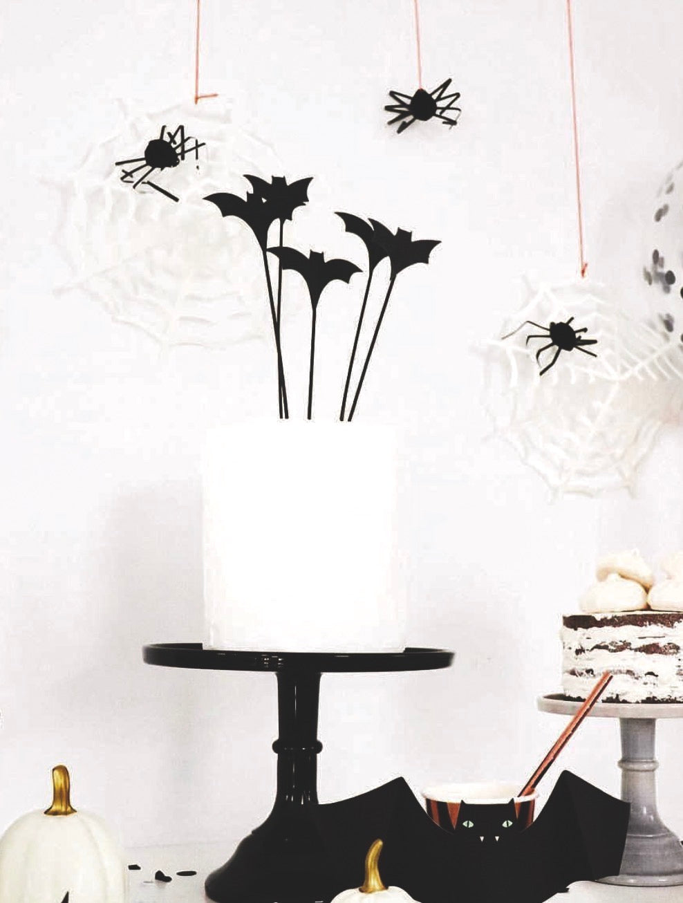 Cake Toppers de Acrílico Halloween (5 Piezas)