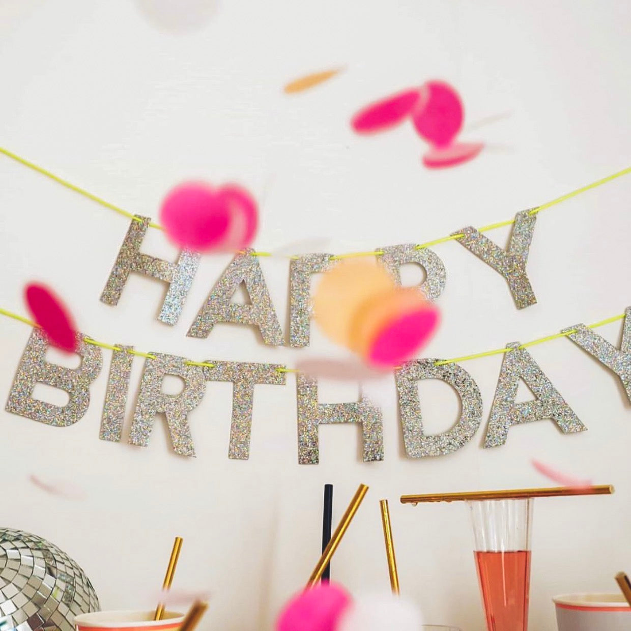 Guirnalda de Cumpleaños "Happy Birthday" (Colores Varios)